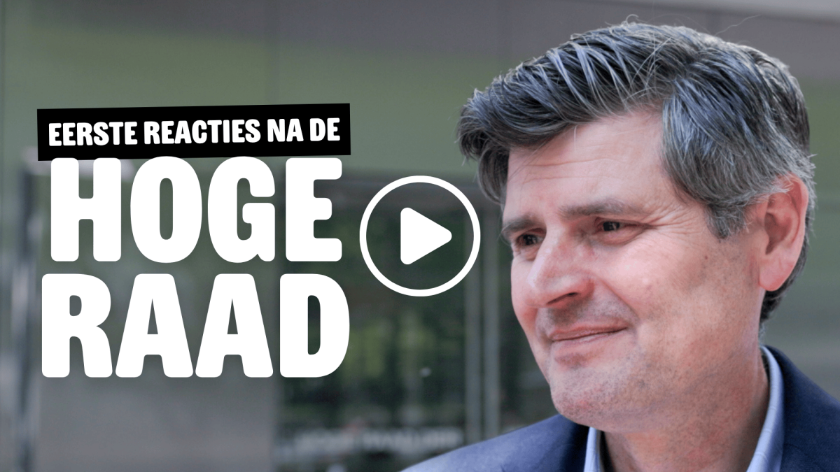Onze advocaat Roger Cox bij de Hoge Raad.